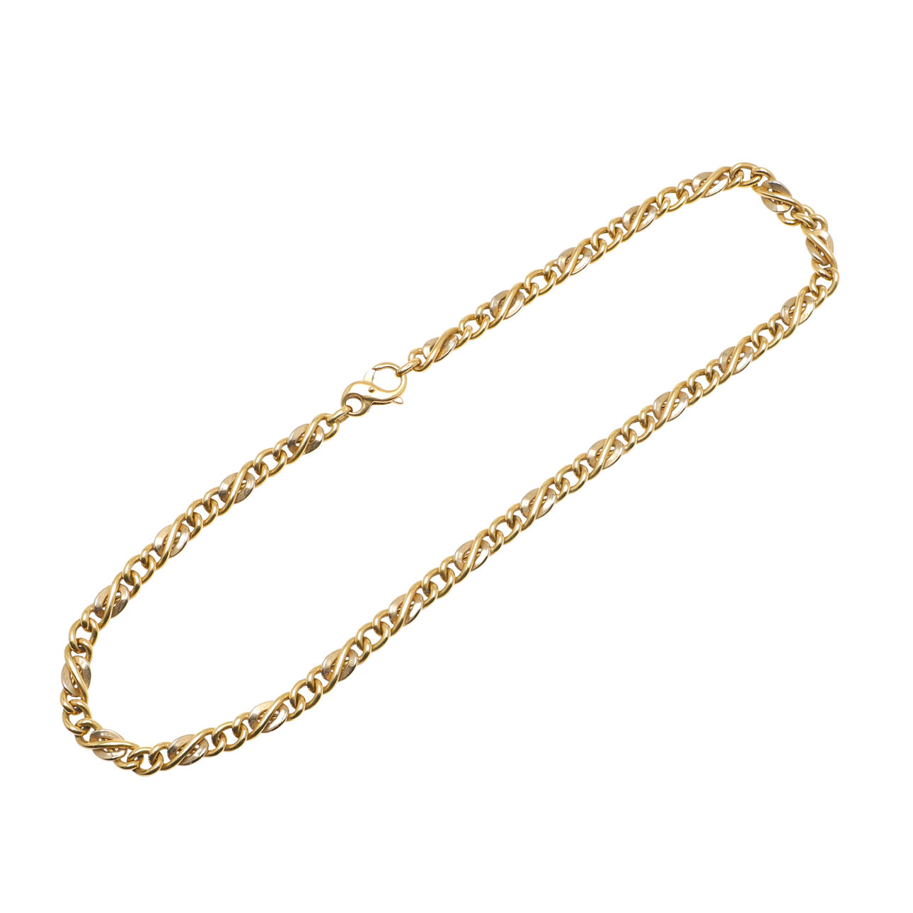 EN 18 KARAT GULDKÆDE.