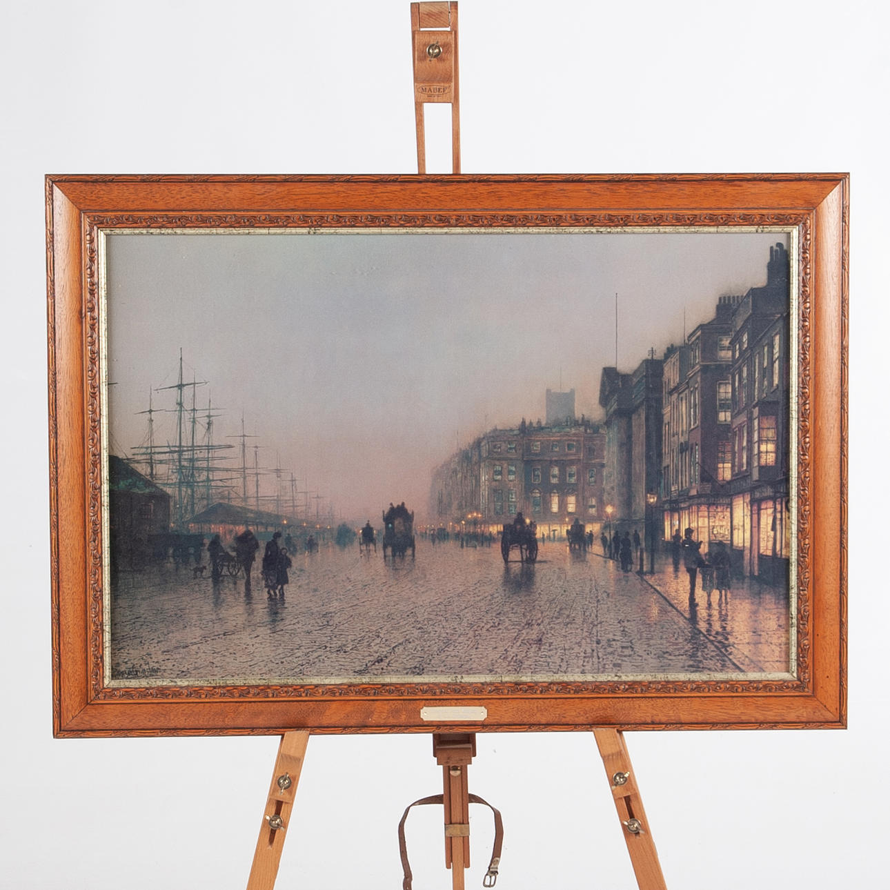 J.A GRIMSHAW. EFTER. Liverpool from Wapping, ramat tryck.