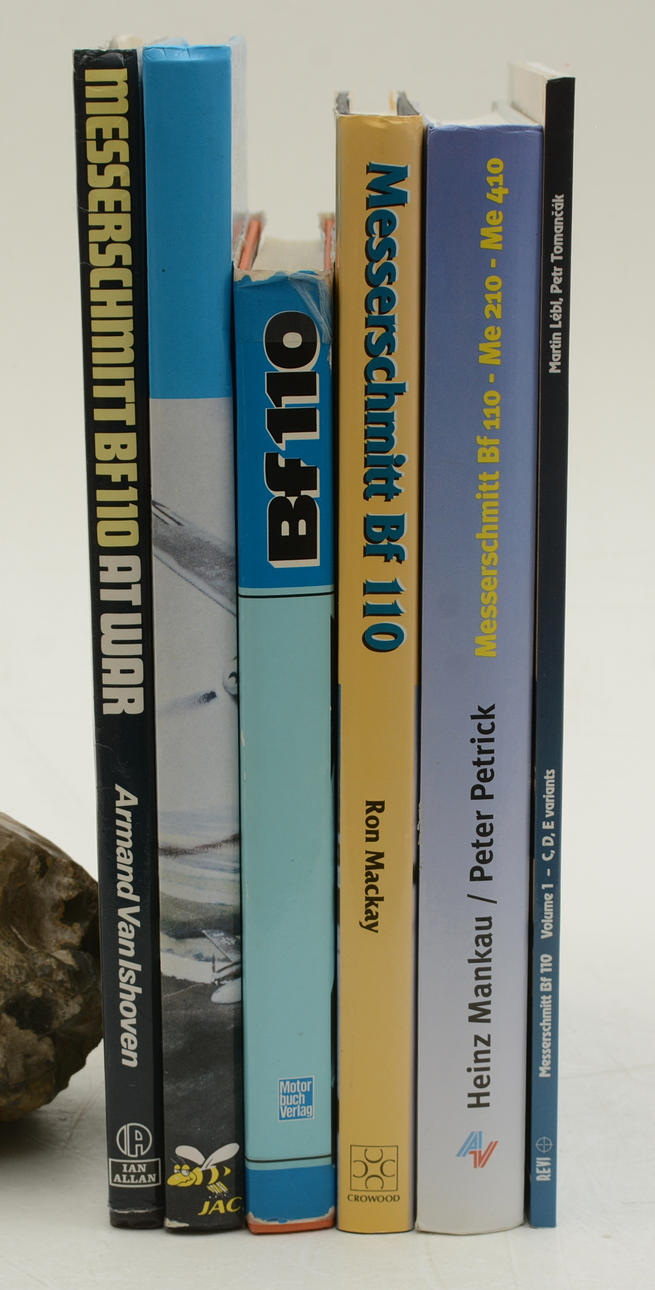 Bøger om Messerschmitt 110 & varianter. 6 bind.