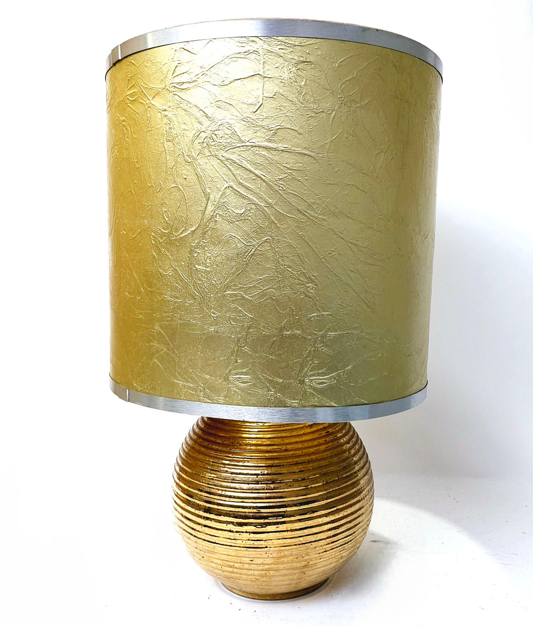 BITOSIS. GOLD CERAMIC TABLE LAMP.