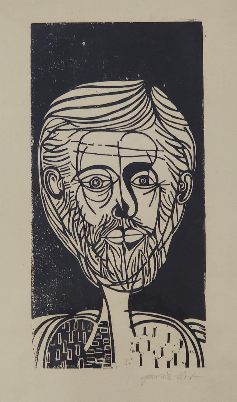 GARCIA LLORT. UNTITLED. LITHOGRAPH ON PAPER.