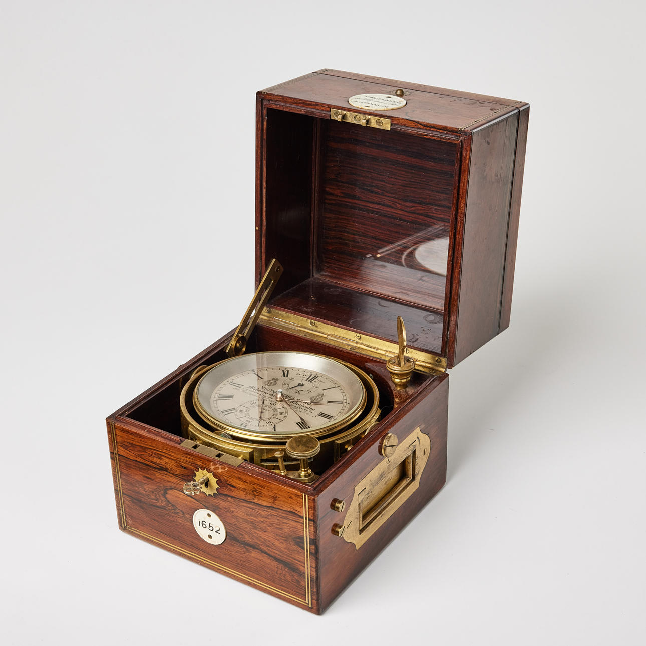 VICTOR KULLBERG (1824-90), ship chronometer, apprenticed to Victor Söderberg 1840-49, own workshop in London from 1860.
