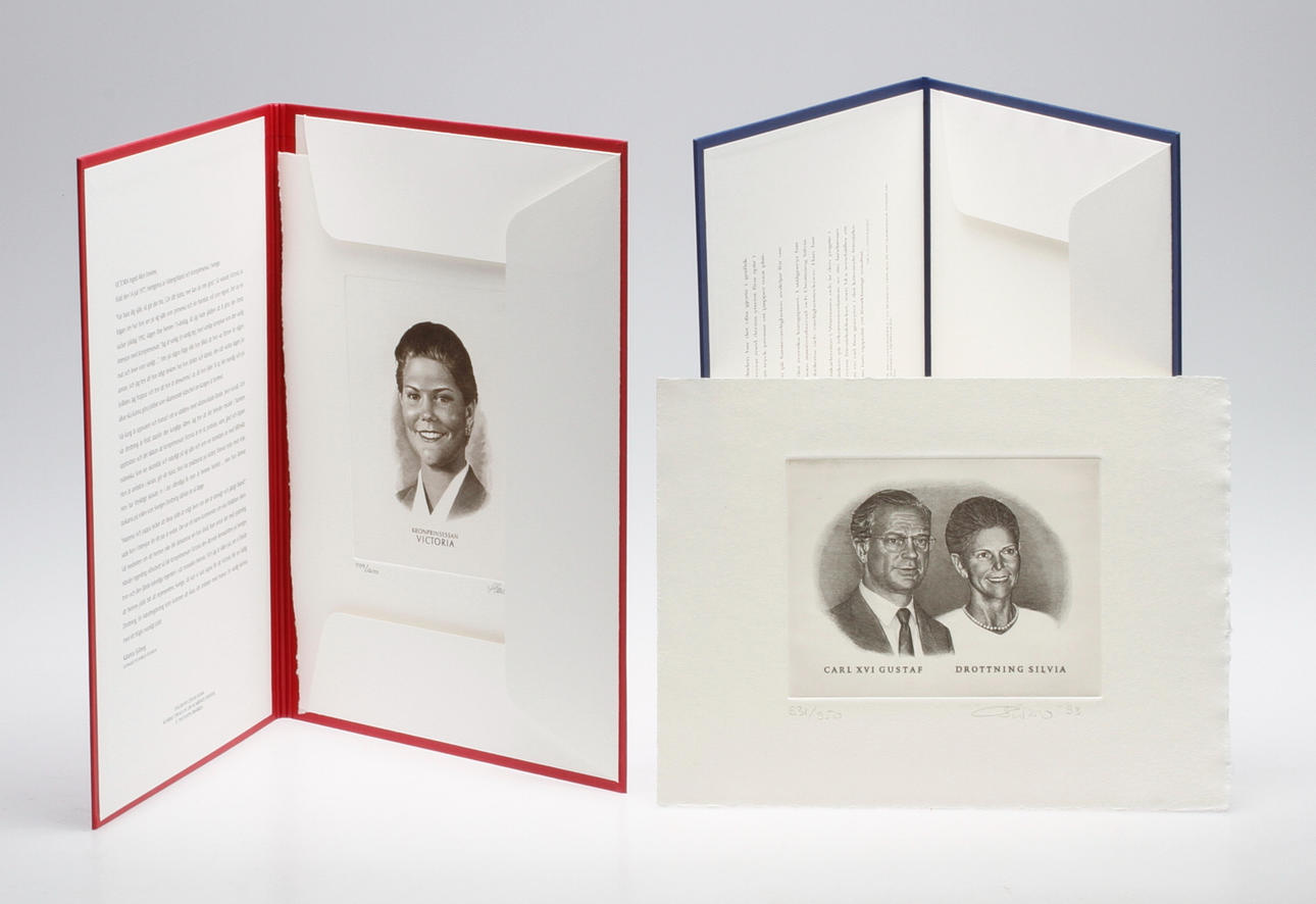 PIOTR NASZARKOWSKI. Stålgravyr, 2 st, signerade och numrerade, en daterad 93.