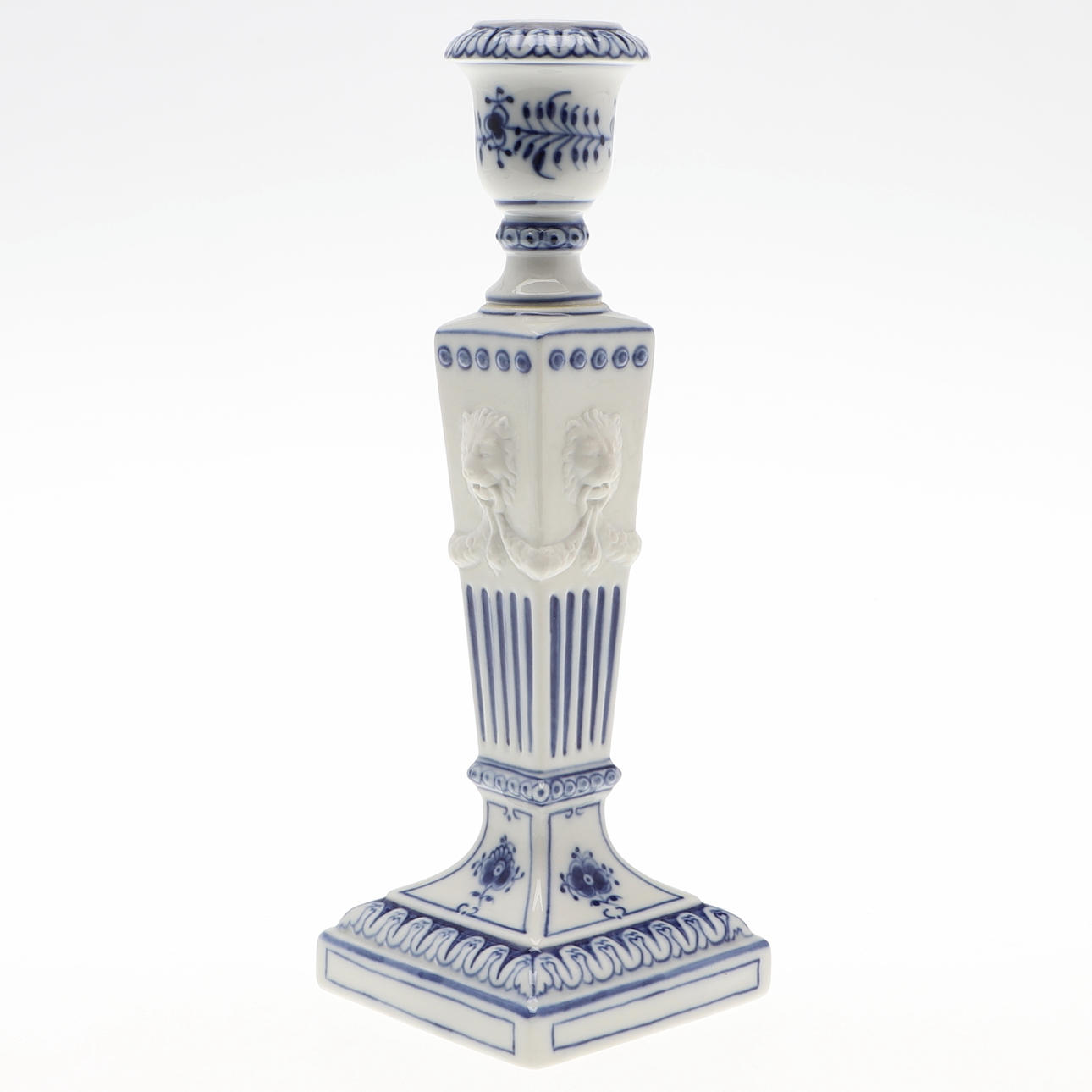 CANDLESTICK, musselmalt, Royal Copenhagen, Denmark.