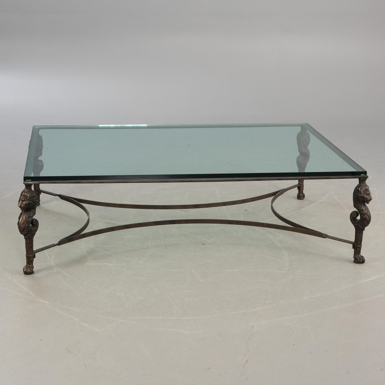 Soffbord, gjutjärn, lackerad, 2. Andra halvan av den 20 Jh.