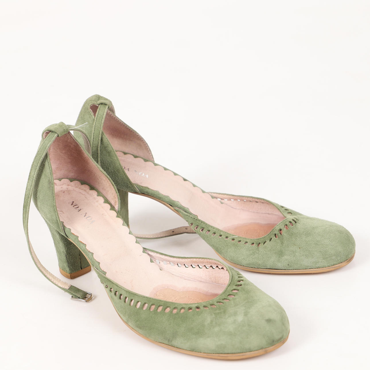 SANDALS, 1 pair, suede, Noa-Noa, Denmark.