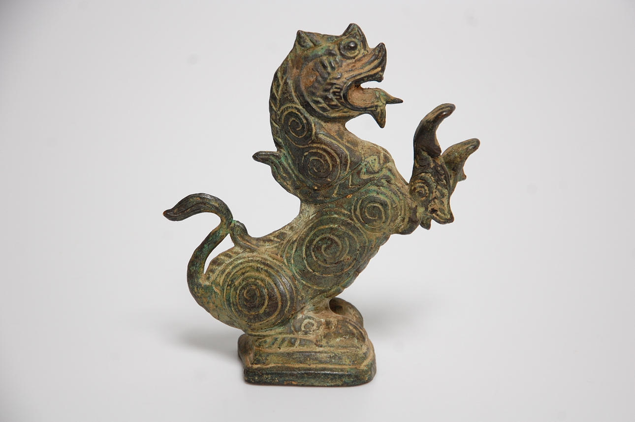 SKULPTUR, brons Kina, 1900-tal.