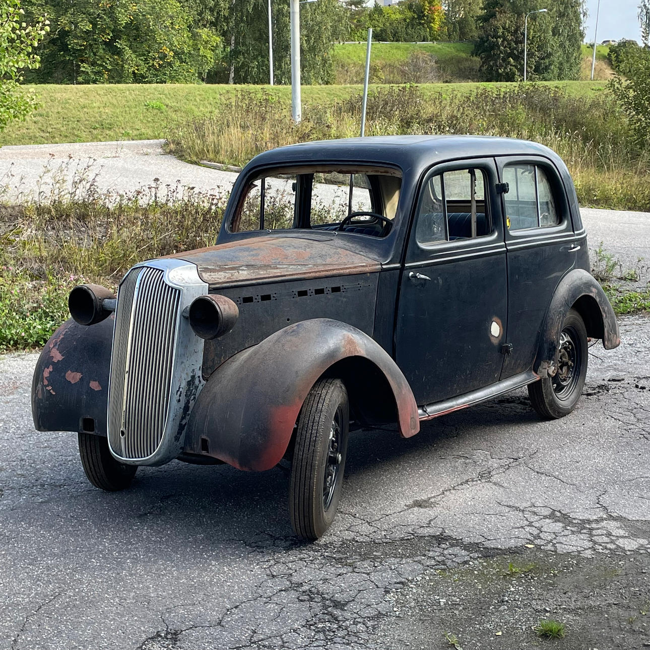 COCHE ANTIGUO, Vauxhall 10-4, 1939.