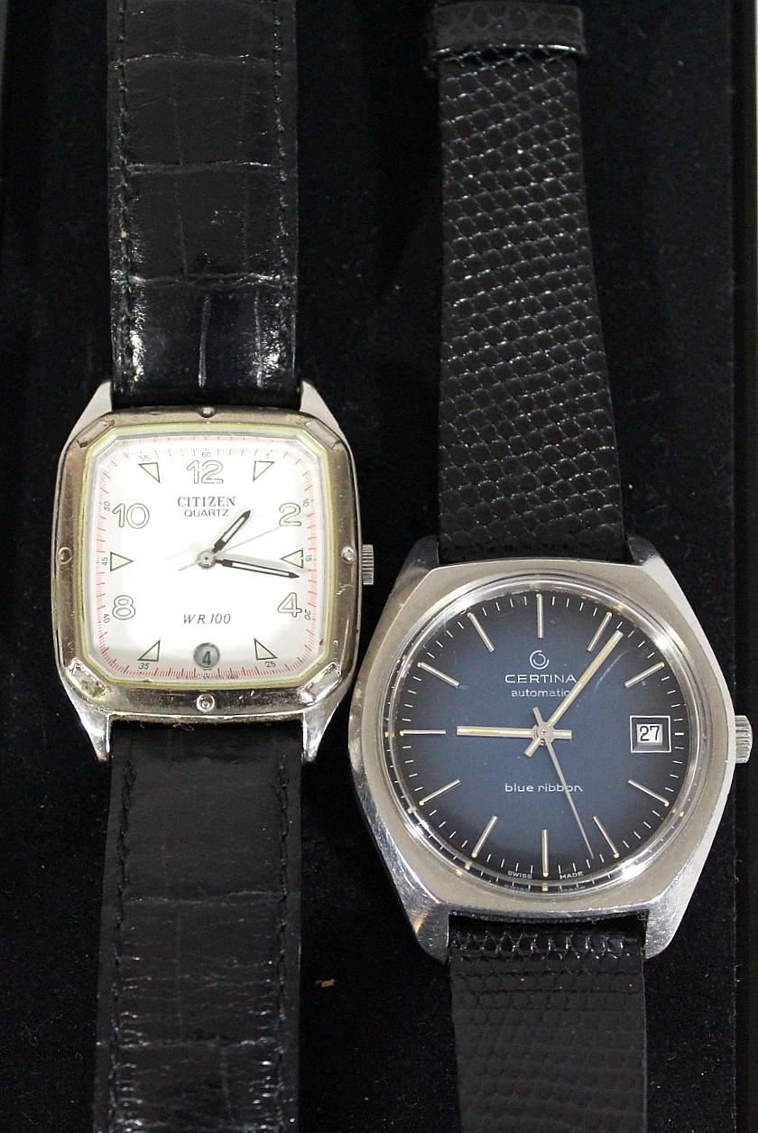 KLOCKOR, 2 st, Certina, Citizen.