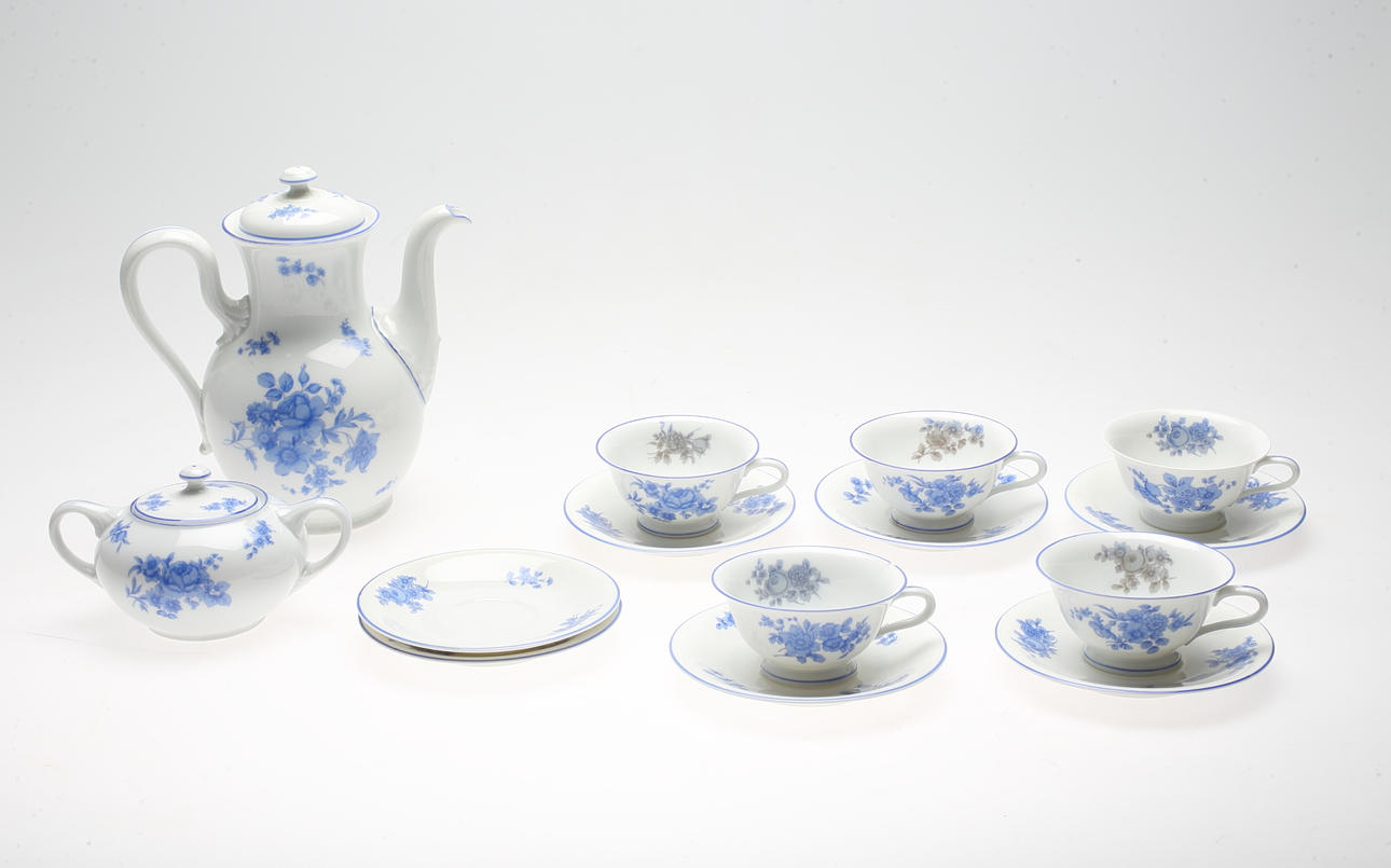 KAFFESERVIS, 14 delar, Balmoral, Rosenthal, Tyskland, 1900-tal.