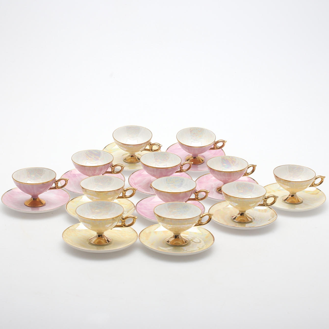 MOCCASERVIS, 24 delar, porslin, 1900-talets andra hälft.