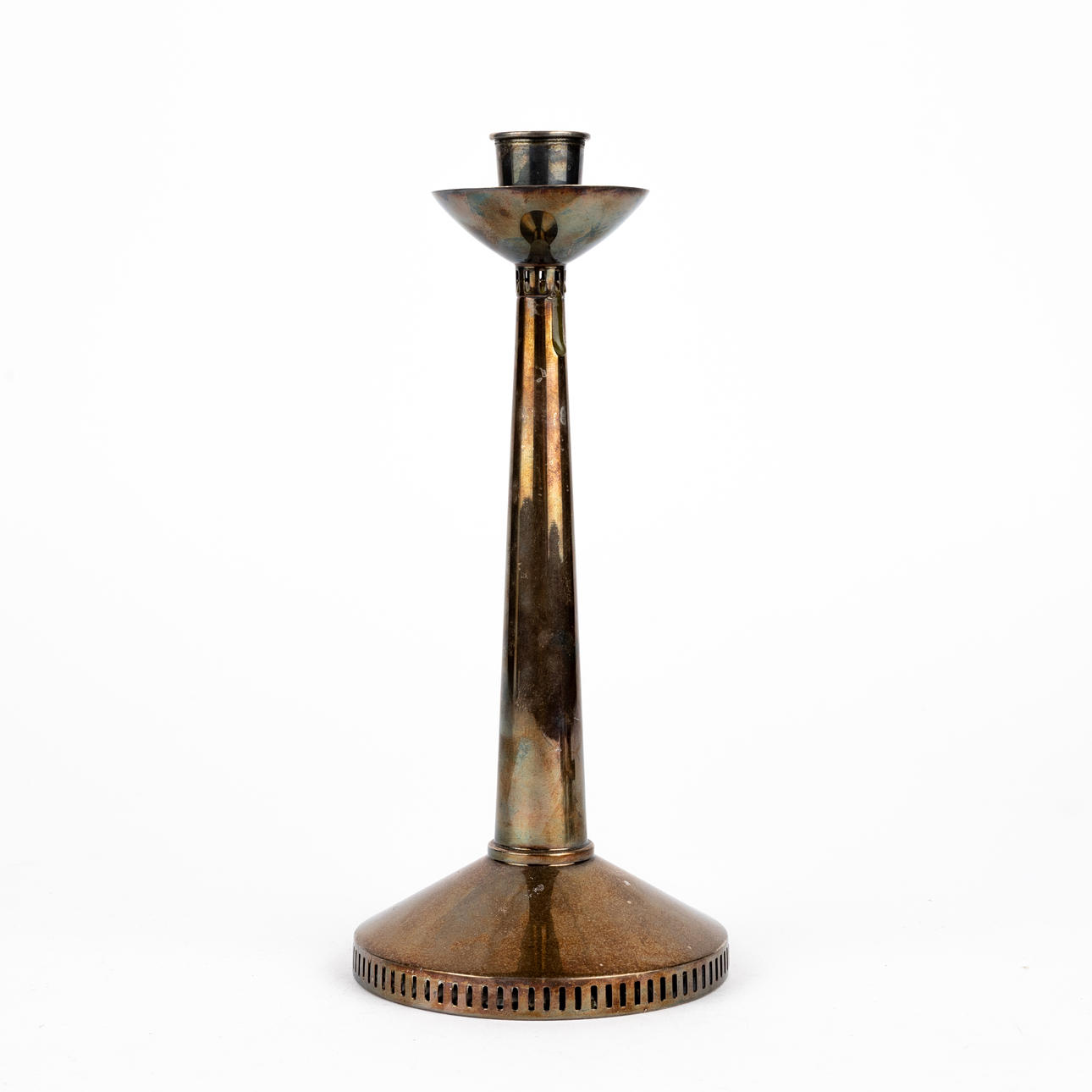 Ljusstake, silver, Tage Göthlin, Tesi, Göteborg, 1963.