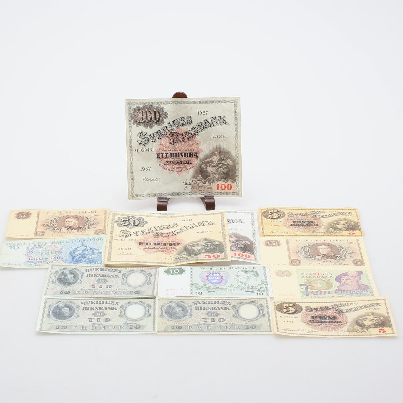 SEDLAR, 13 st, Sverige, 1950 - 1990.