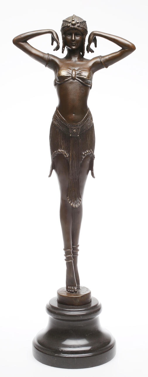 D.H. CHIPARUS. EFTER. Dansaren Antinea.