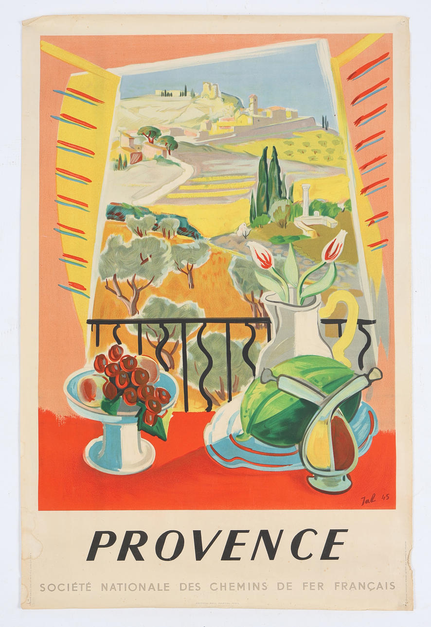 SNCF FRANCE PROVENCE POSTER.