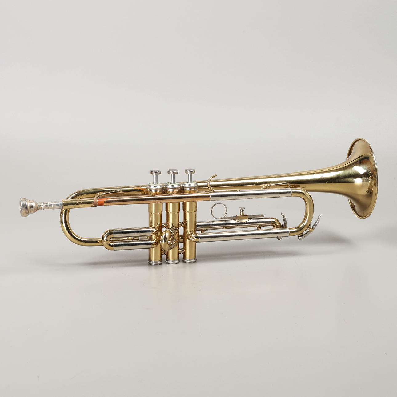 A brass trumpet, “Regent II”, Boosey & Hawkes, England