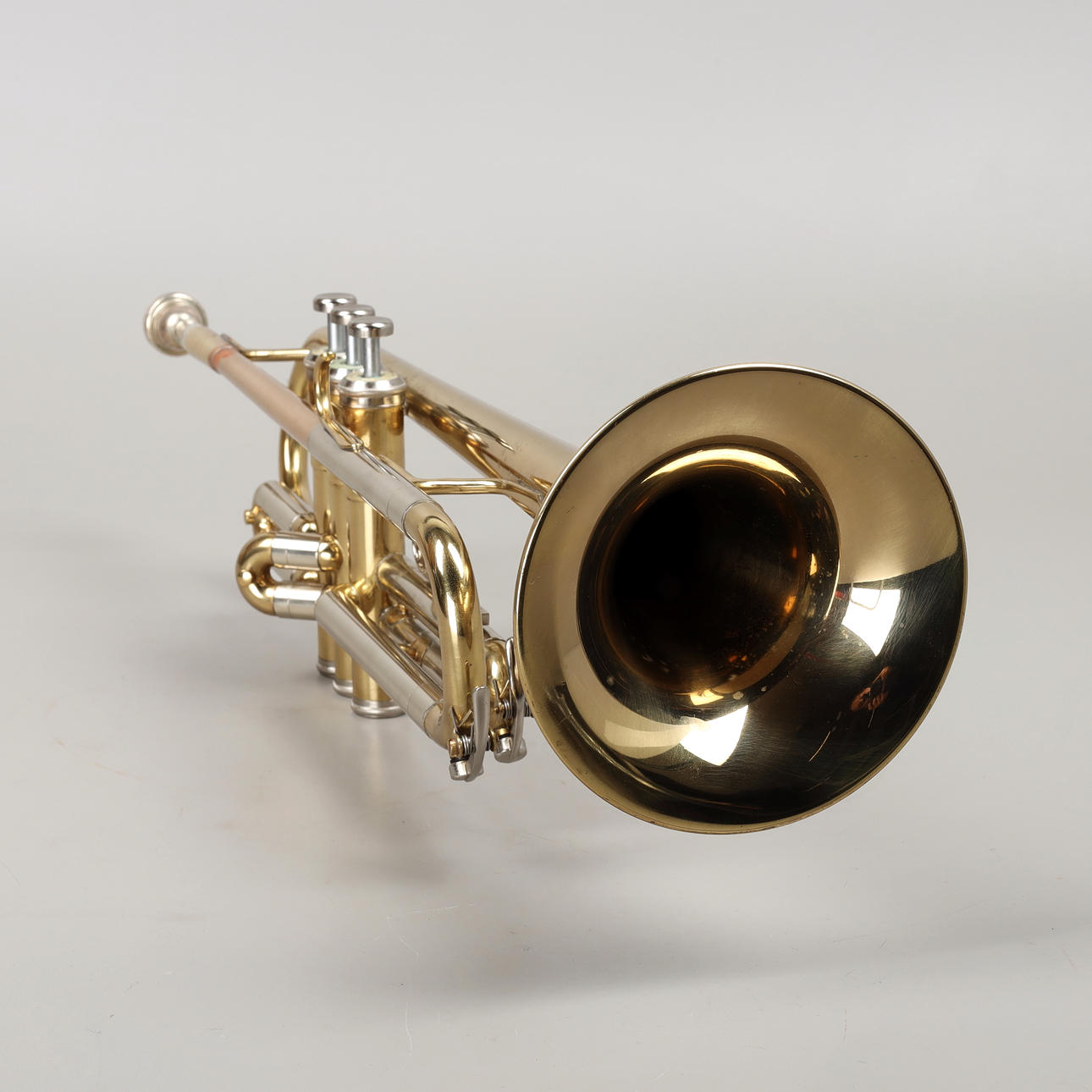 A brass trumpet, “Regent II”, Boosey & Hawkes, England