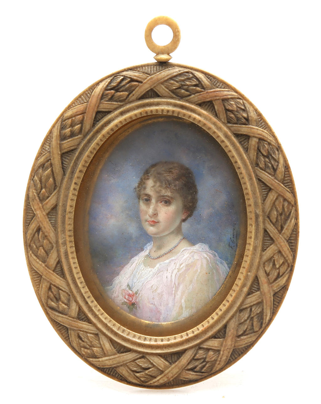 FERRAN GUERRERO. Retrato de una joven.