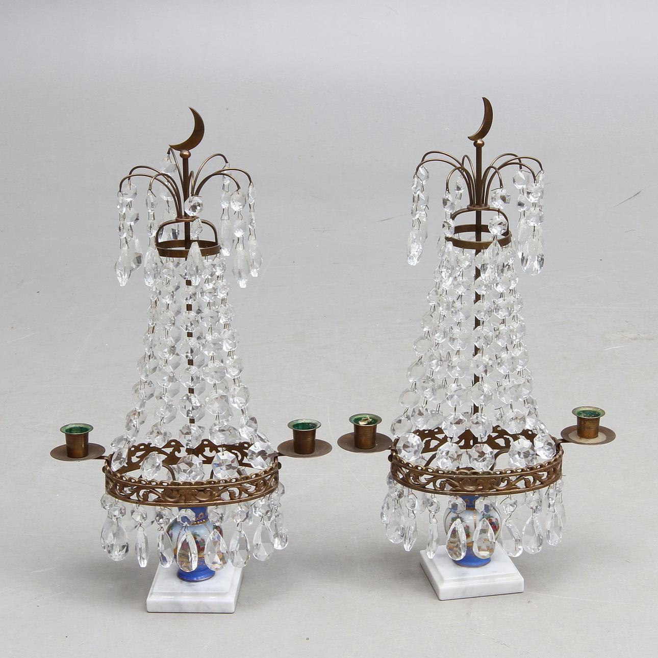 BORDSLYSTRAR 1 par, 1900-tal.