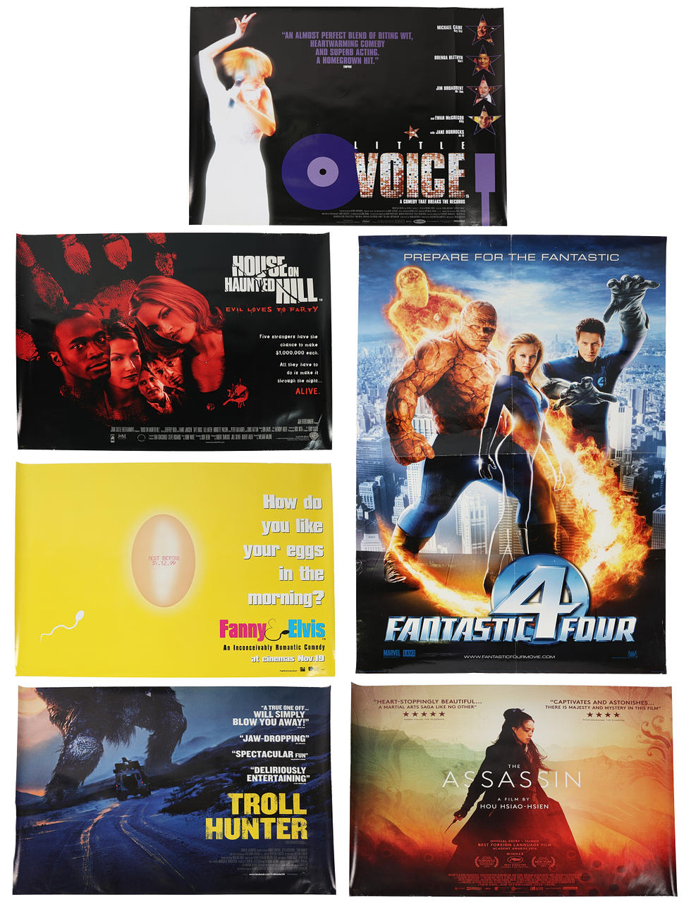 SIX FILM POSTERS (6).