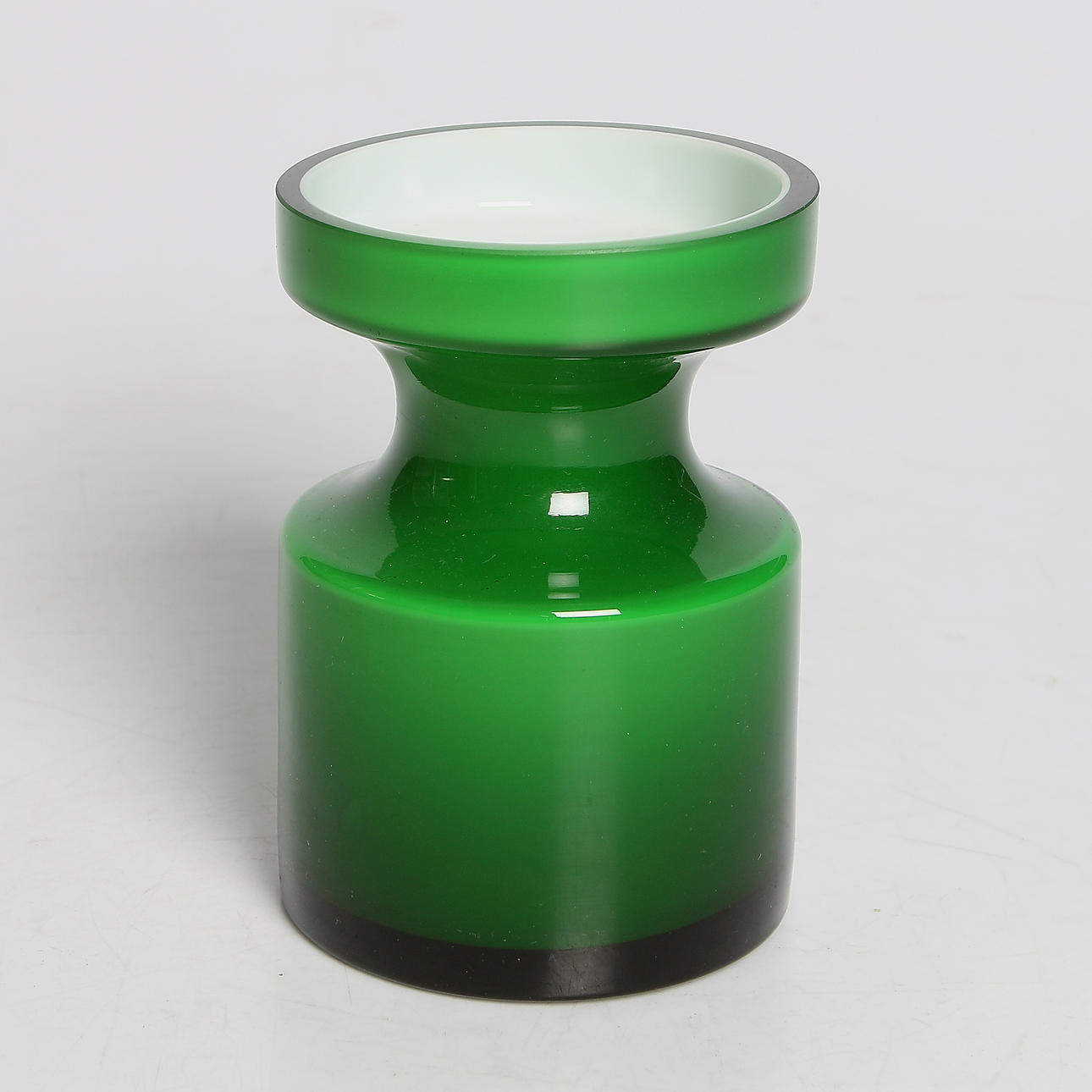 VAS, glas, P.O. Ström, Alsterfors glasbruk, signerad.