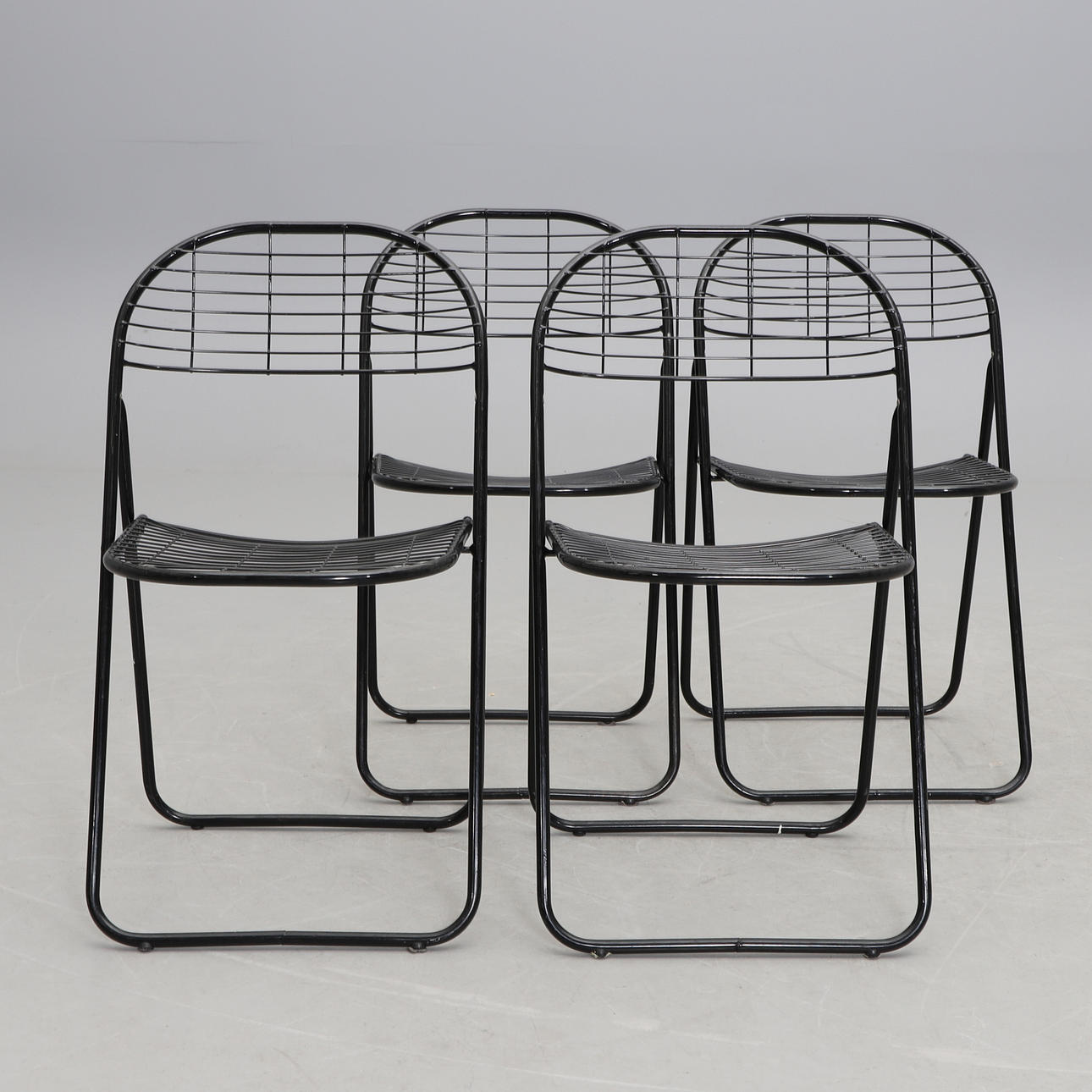 NIELS GAMMELGAARD. FÄLLSTOLAR, 4 st, Ted net, IKEA.