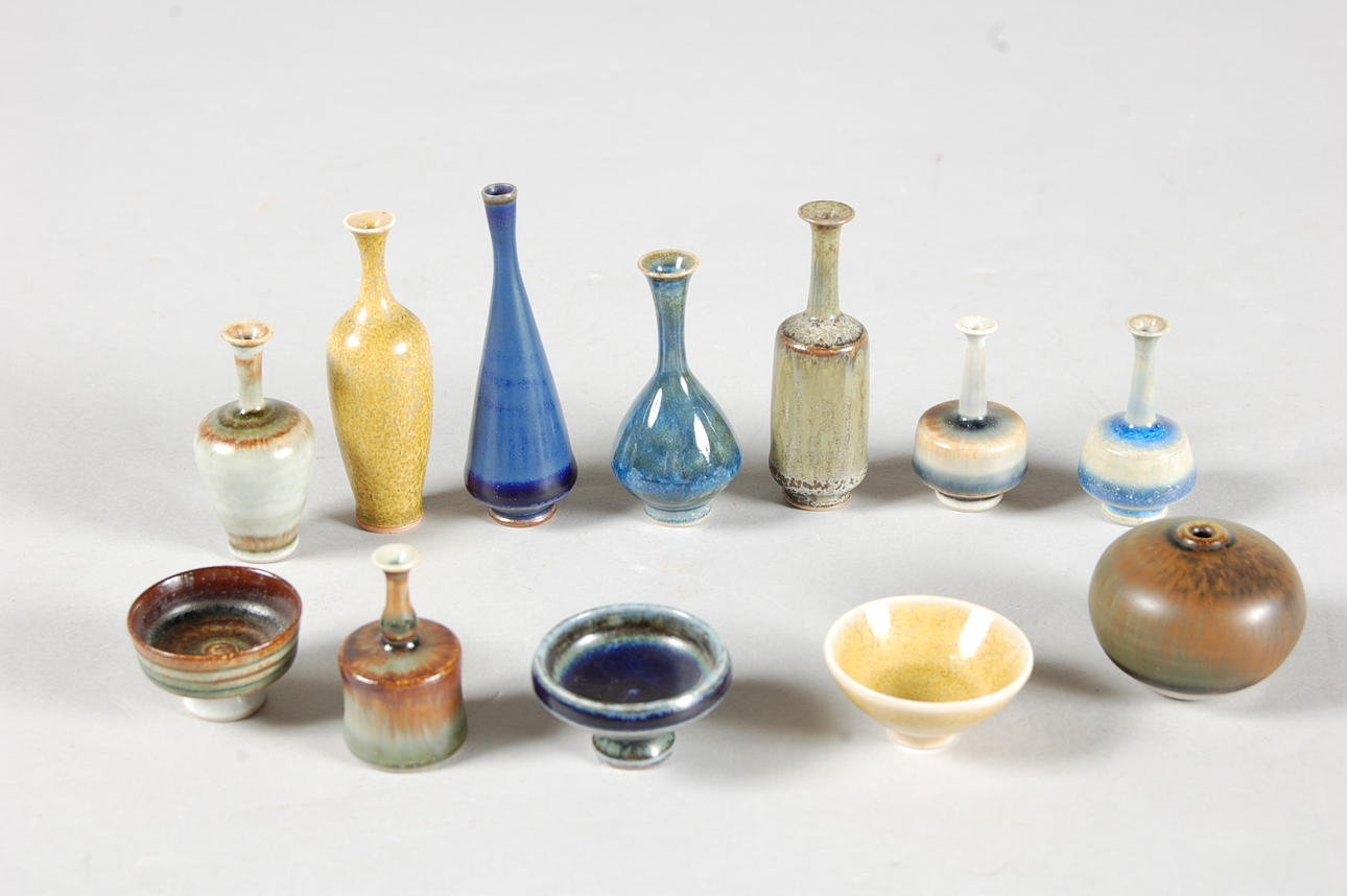 MINIATYRER, 12 st, J.A Höganäs.