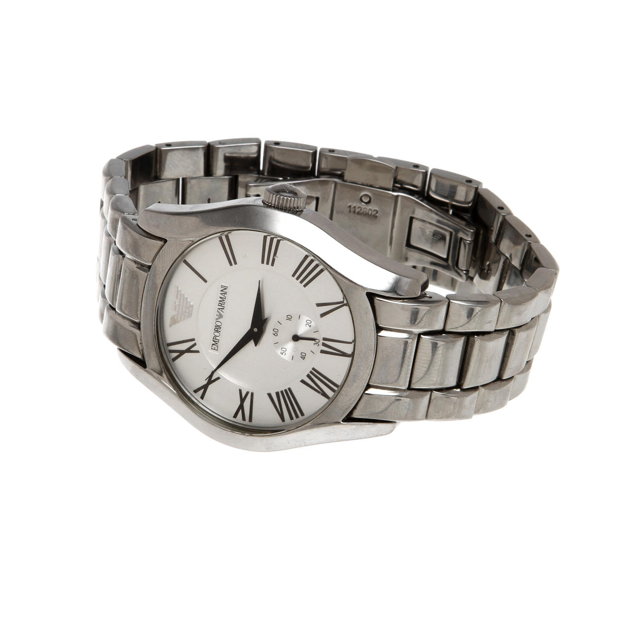 HERRARMBANDSUR, stål, Emporio Armani.