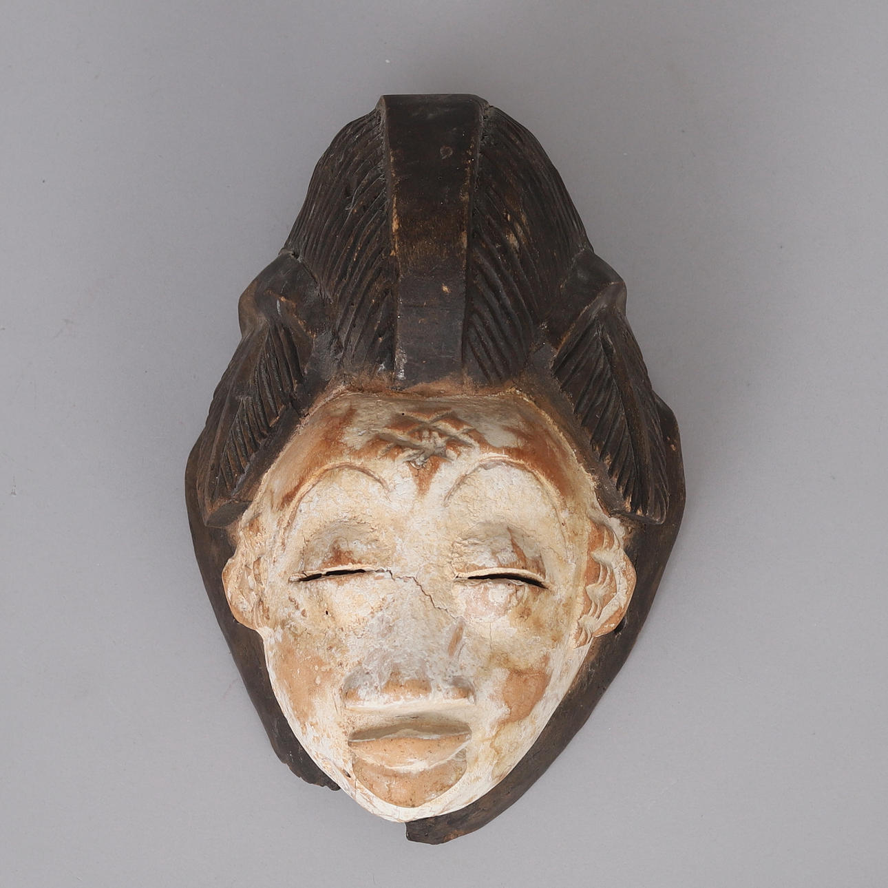 MASK, wood, Punu, Gabon.