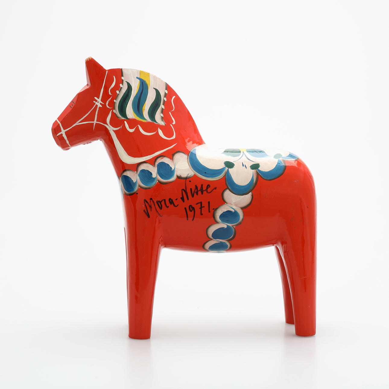 CABALLO DALA CON AUTÓGRAFO, Mora-Nisse, 1971.