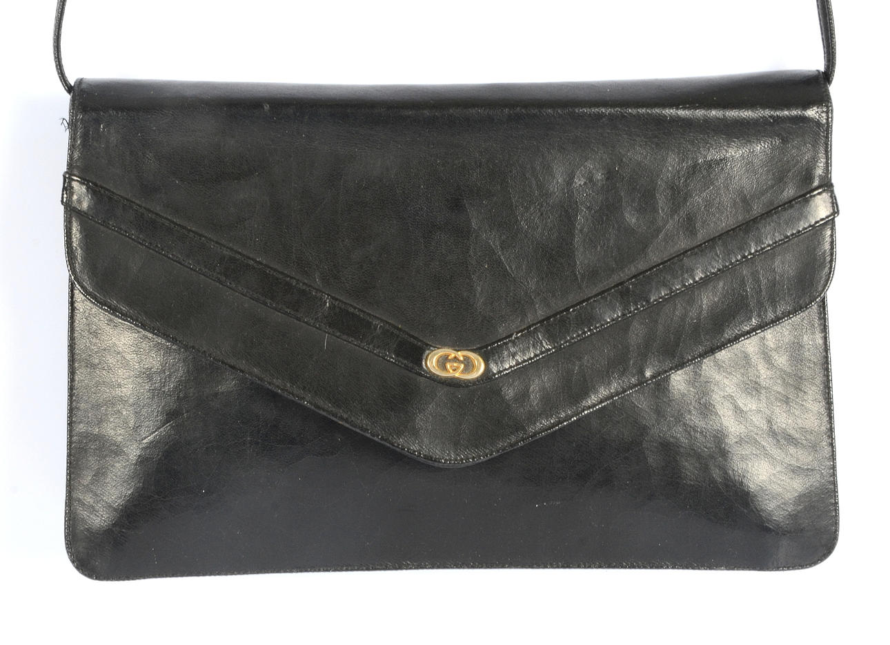 GUCCI. LÄDERVÄSKA.