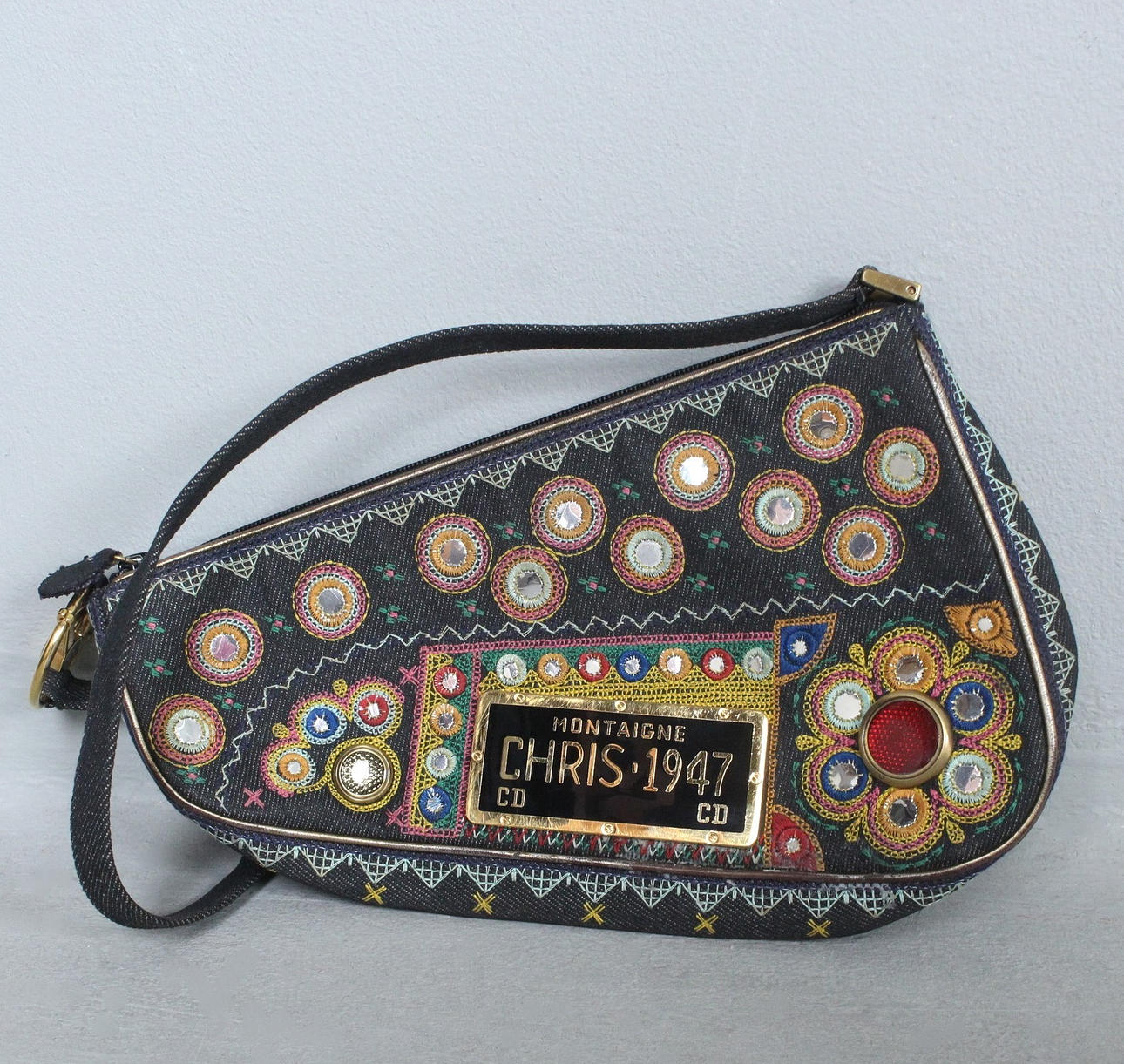 CHRISTIAN DIOR. Cadillac handbag, 'Montaigne Chris 1947', limited