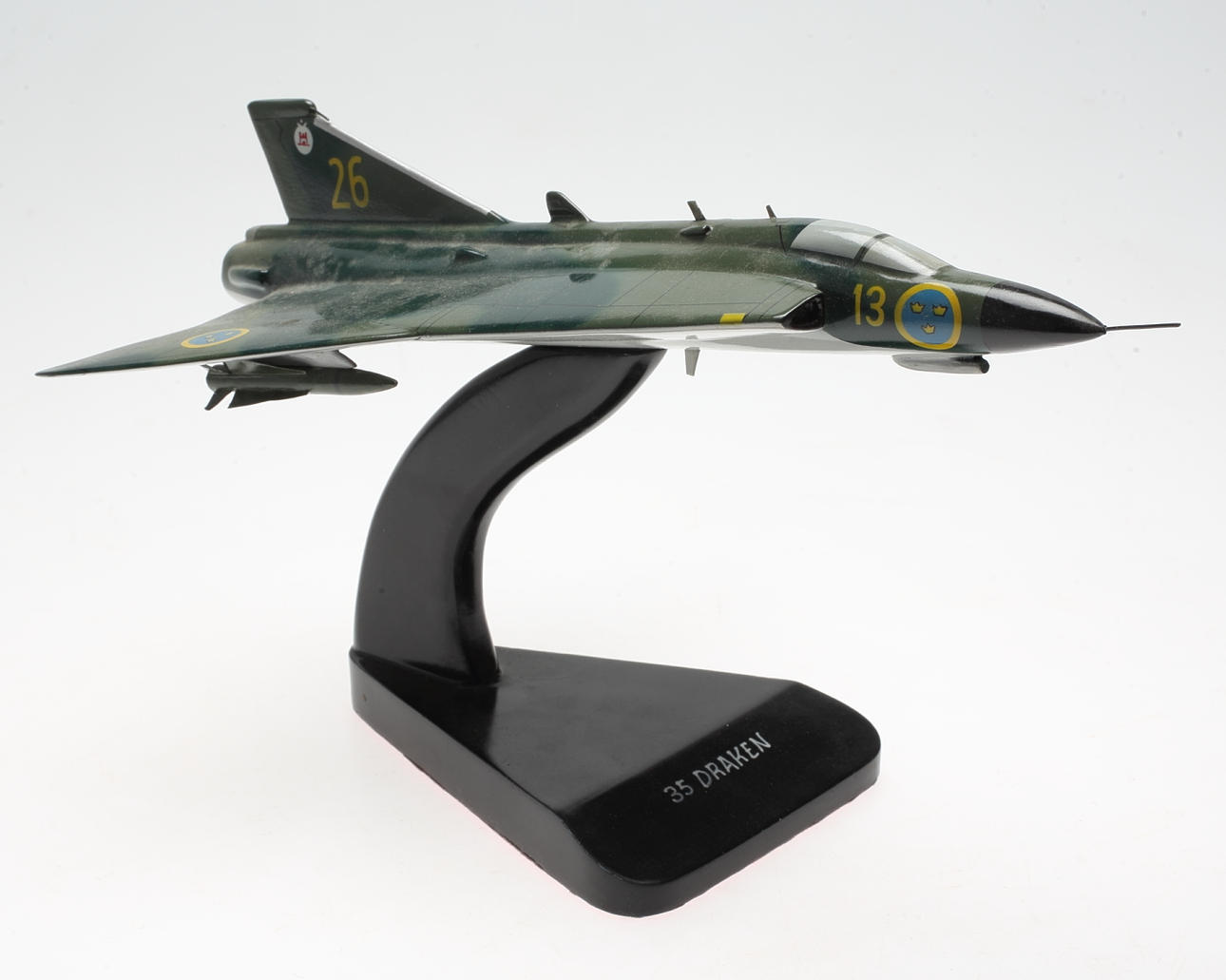 MODELLFLYGPLAN, "35 Draken", trä, 1900-tal.