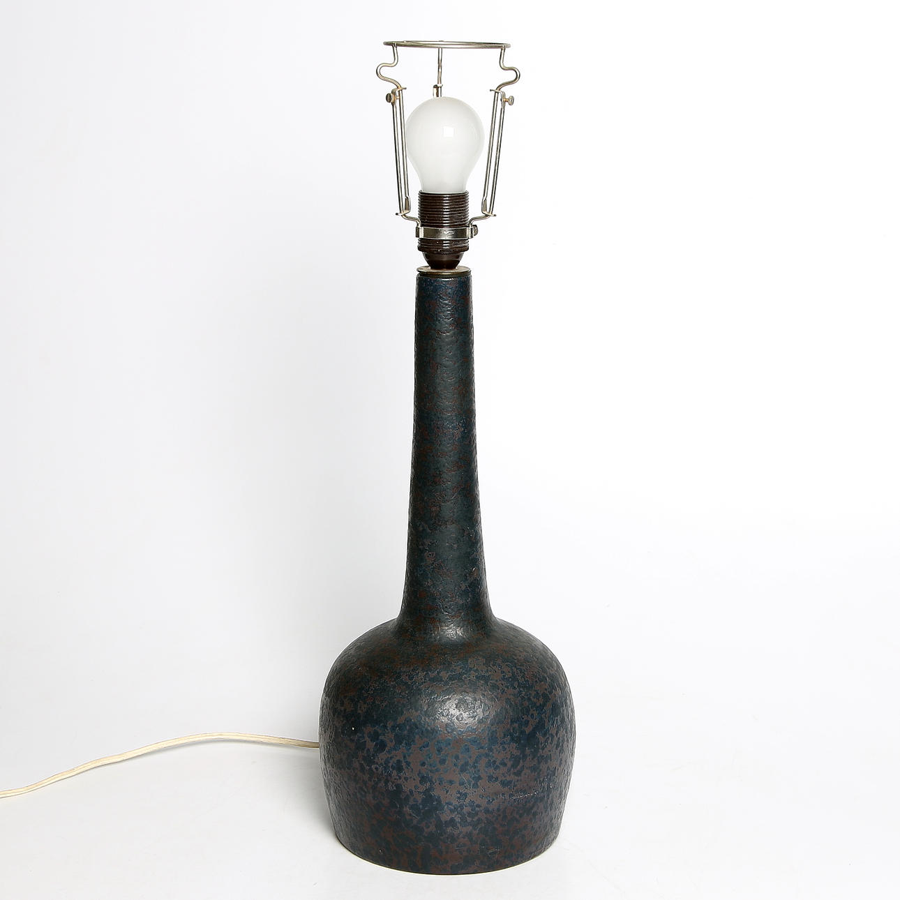 BORDSLAMPA, keramik, Upsala-Ekeby för BJS, Skellefteå, 1900-talets mitt.