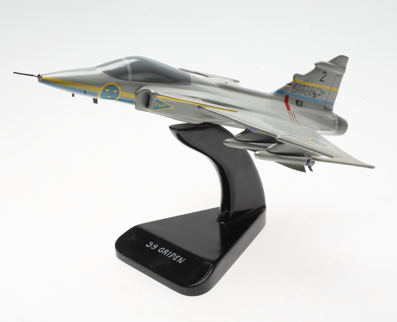 MODELLFLYGPLAN, "JAS 39 GRIPEN", trä, 1900-tal.