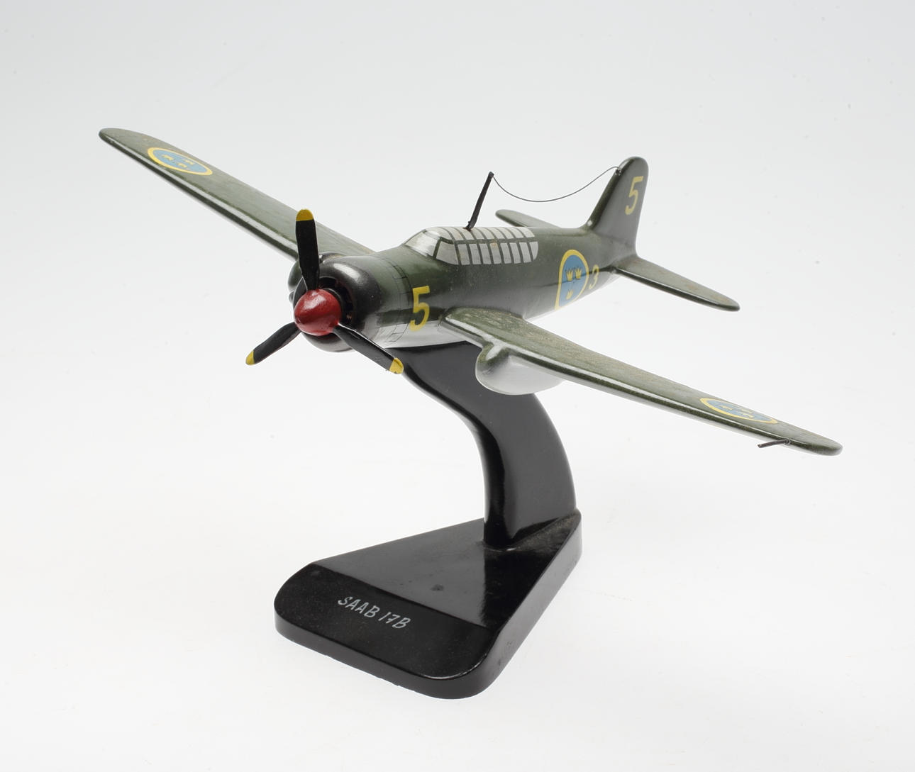 MODELLFLYGPLAN, "SAAB 17B", trä, 1900-tal.