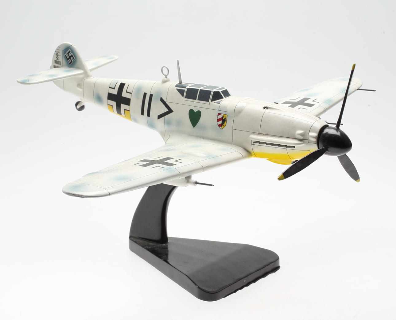 MODELLFLYGPLAN, "Messerschmitt Bf 109", trä, 1900-tal.