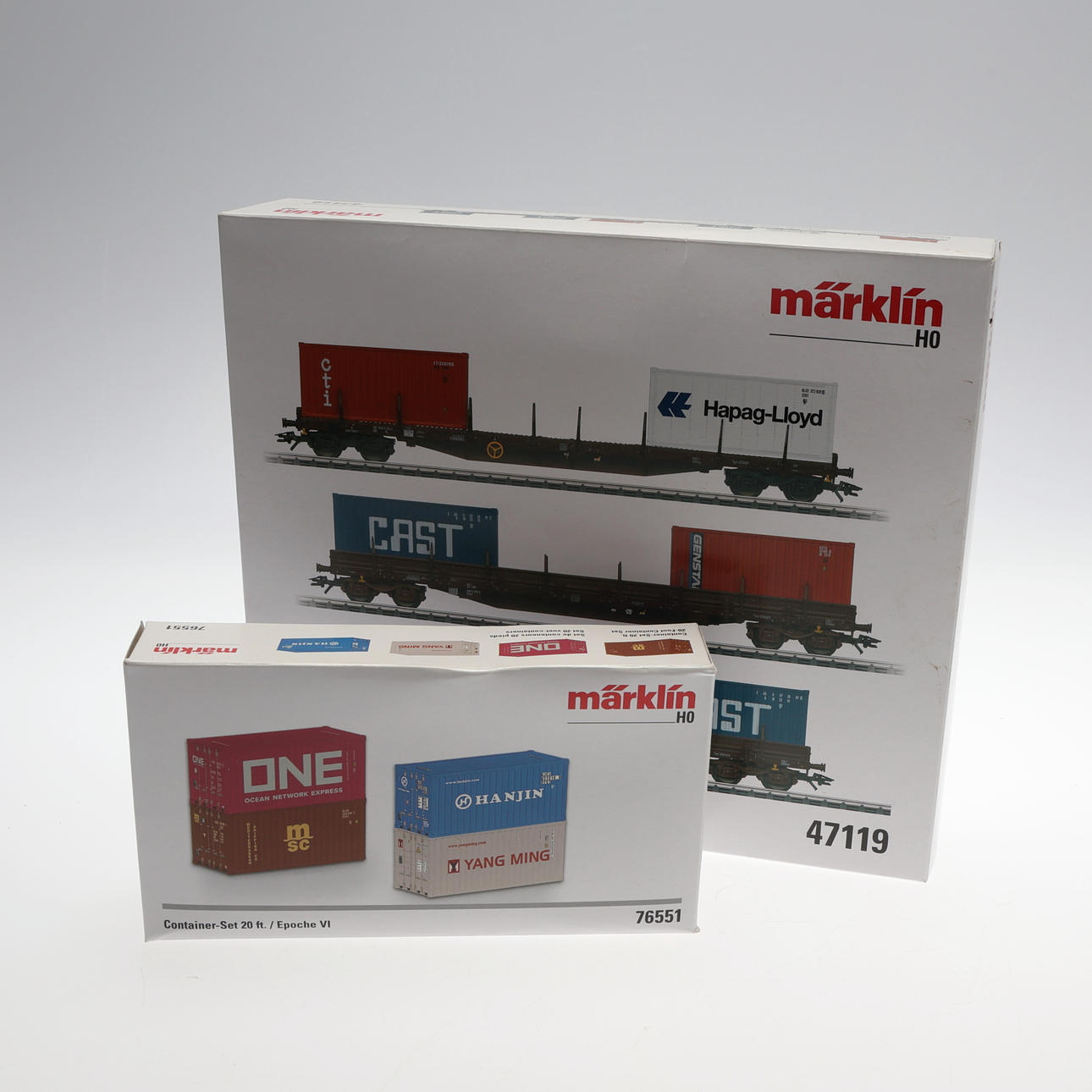 MARCAJE. Set de trolley, contenedores.