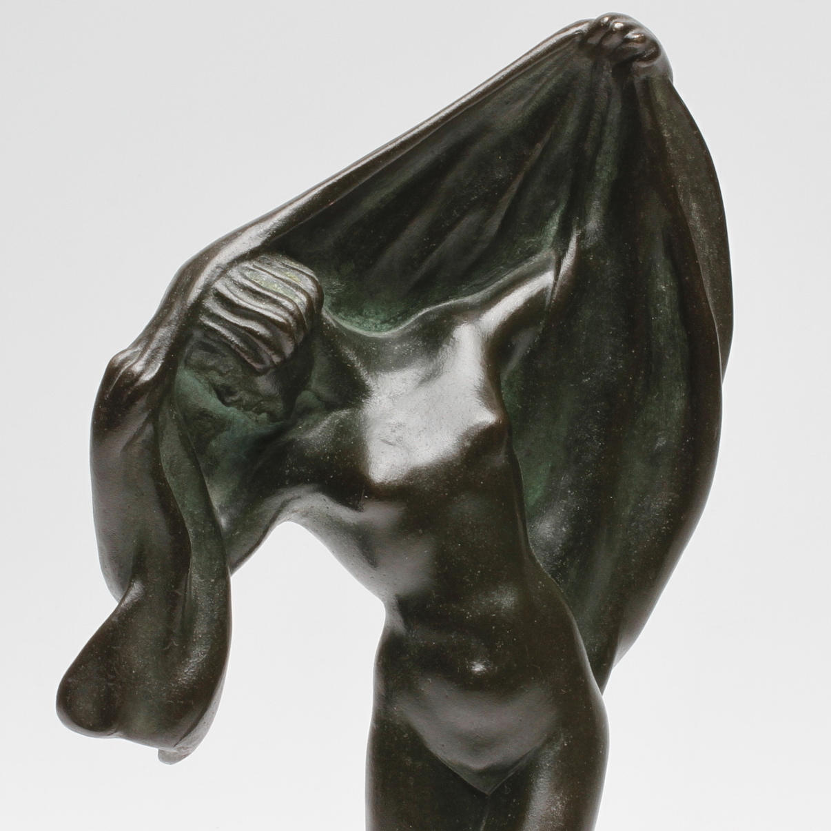 KNUT JERN. Skulptur, brons, signerad och daterad 1923.