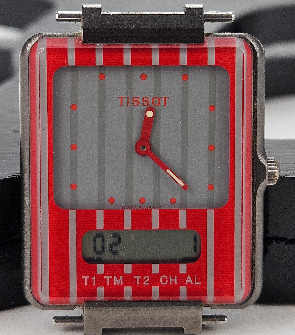 TISSOT. Wristwatch, Twotimer.