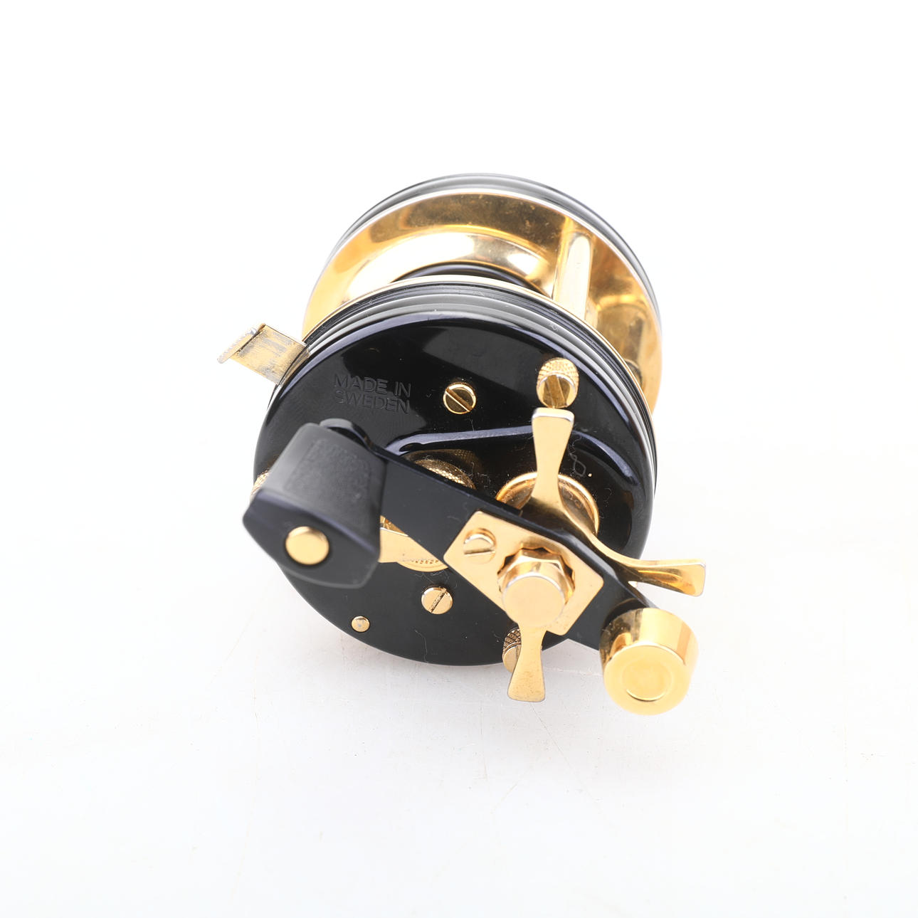 black plastic fishing reel that says reel in and release Ross San Miguel Fly Reel Gloss Black / 5/6