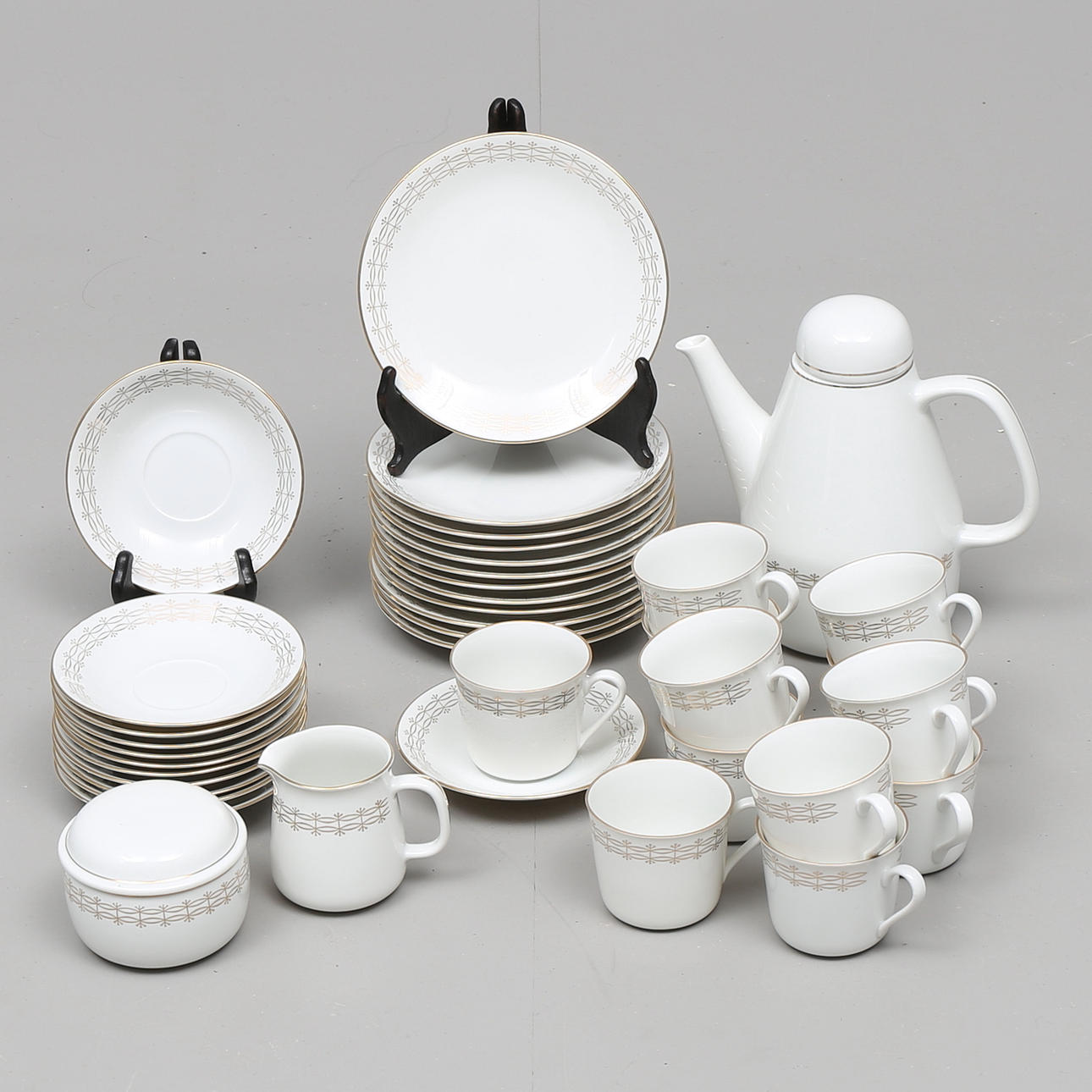 KAFFESERVIS, 39 delar, Art Deco.