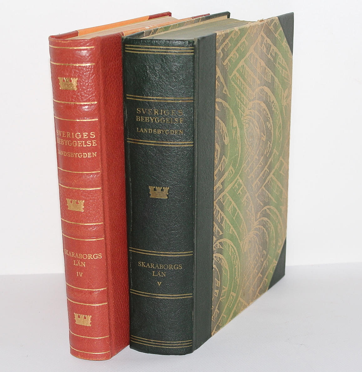 BÖCKER, 2 st, Sveriges bebyggelse.