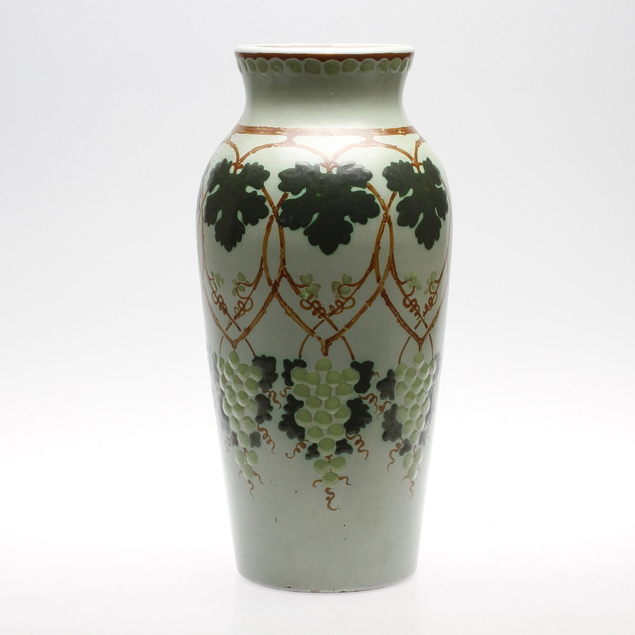 VAS, keramik, Harald Pettersson, Upsala Ekeby, signerad och daterad 1912.