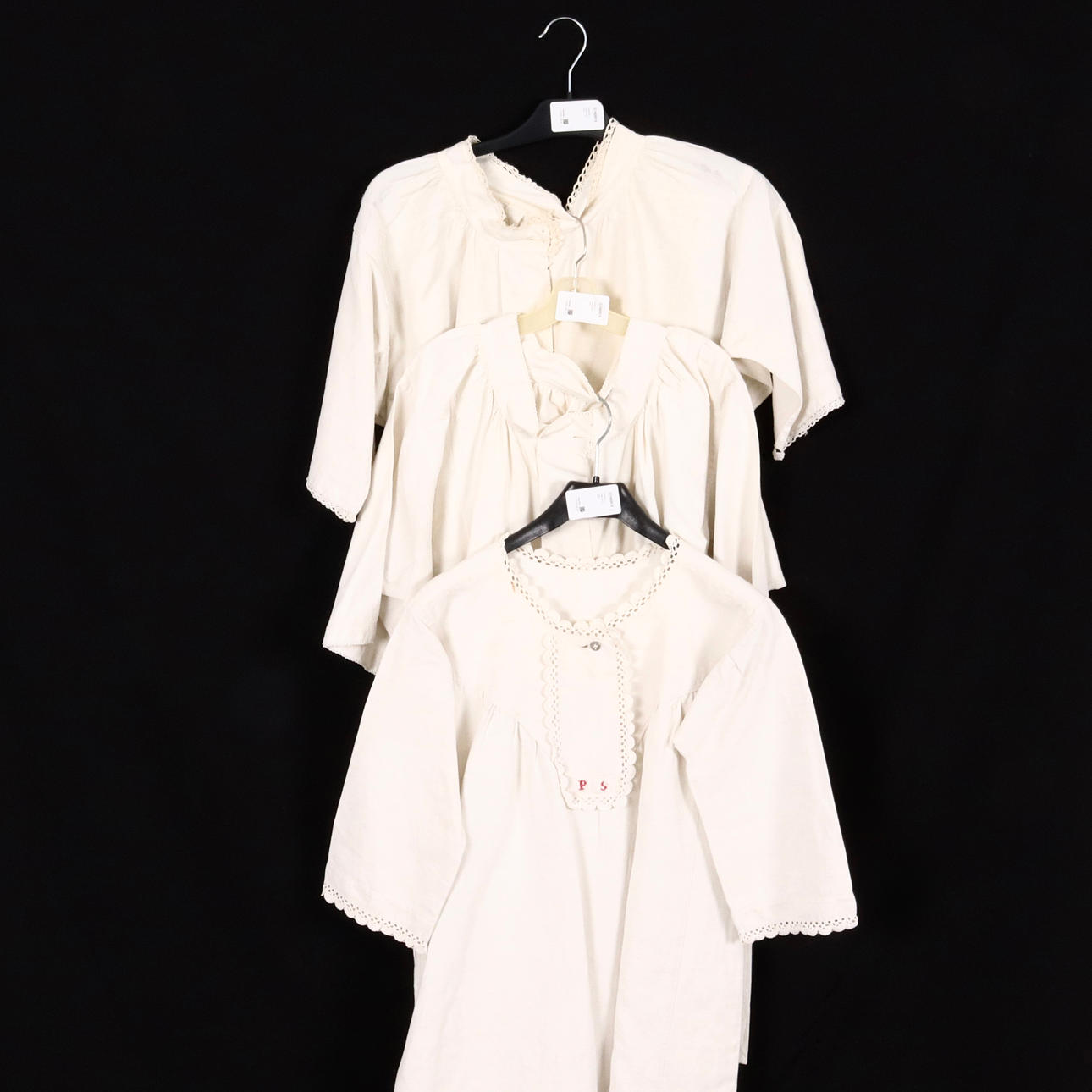 SÄRKAR, 3 delar, linne, ca 1850.