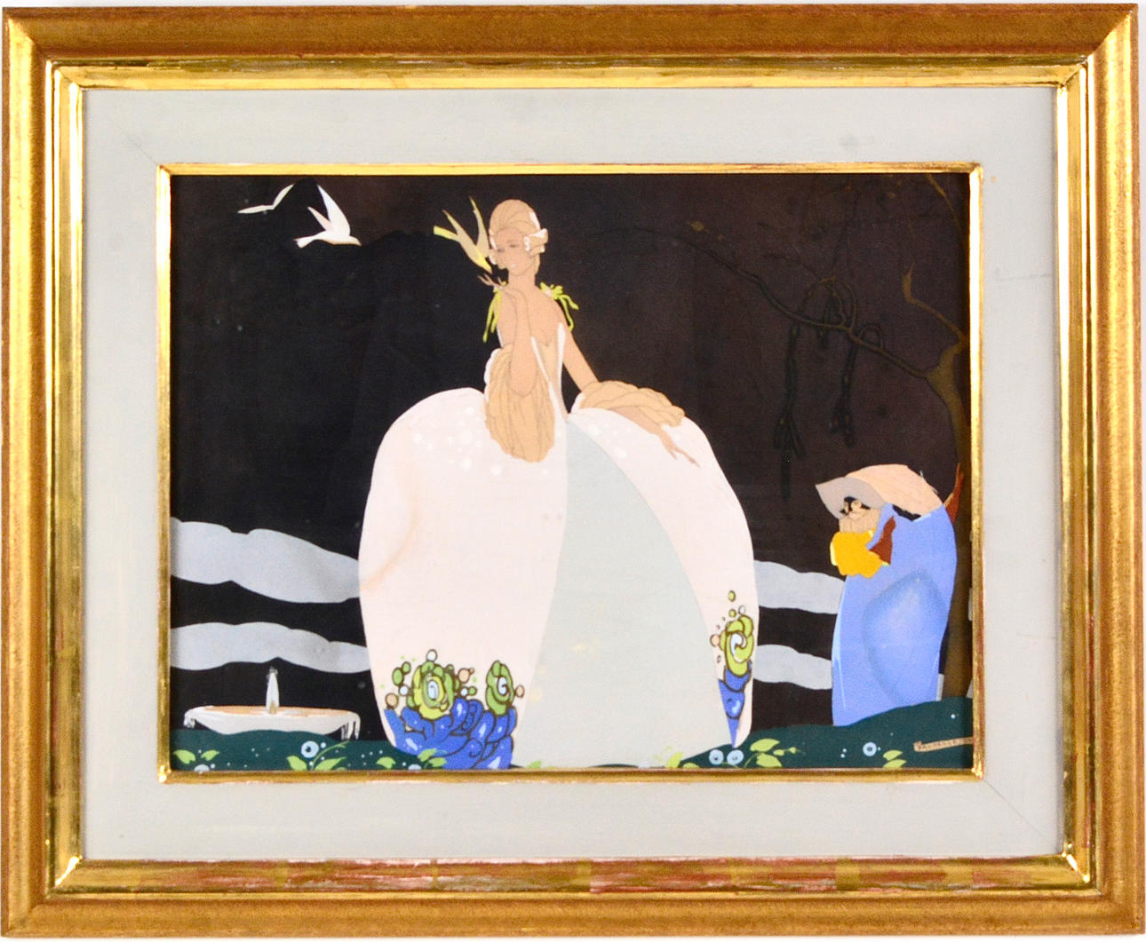 UMBERTO BRUNELLESCHI. Pochoir.