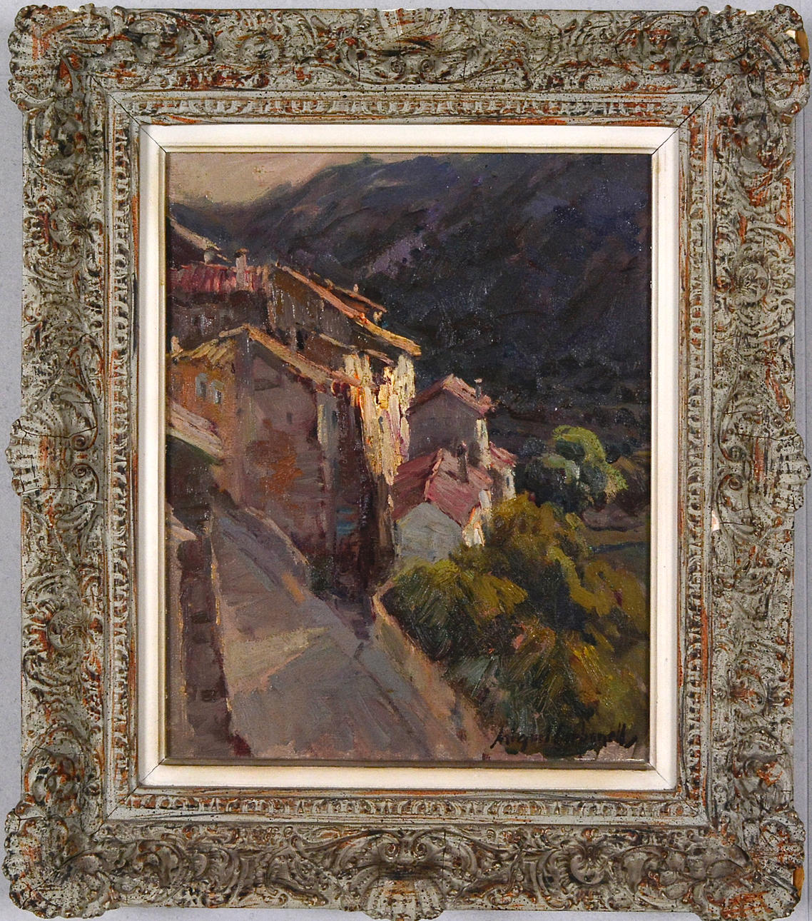 MIQUEL CARBONELL MARTORELL. Óleo sobre lienzo.