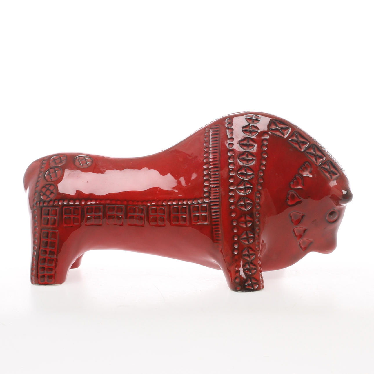 FIGURIN, keramik, troligen Aldo Londi, Bitossi, Italien.