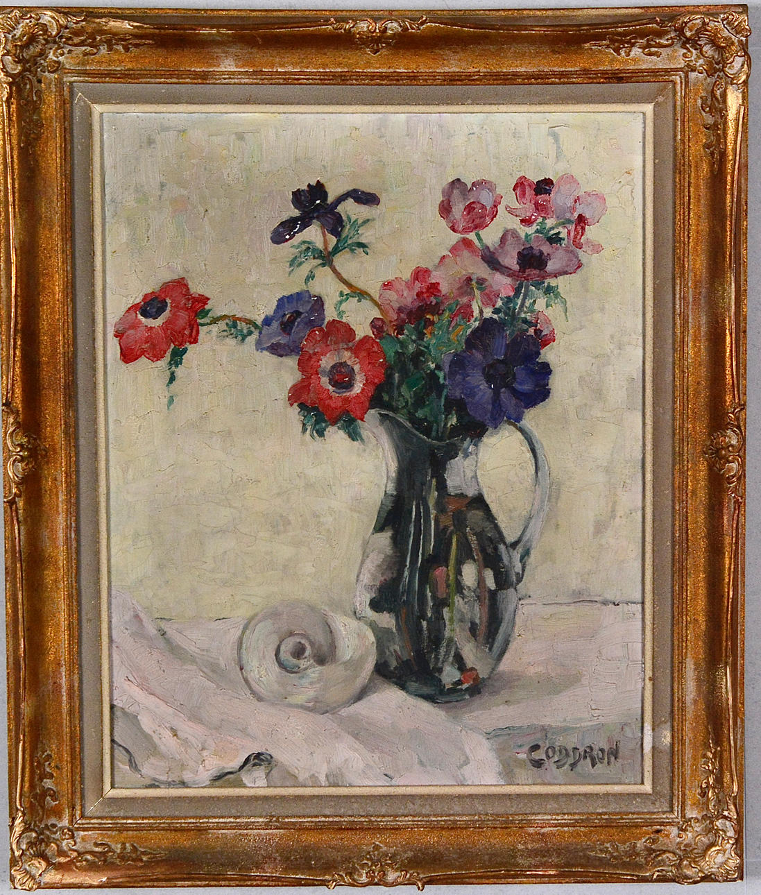 OSCAR CODDRON. Oil on canvas.