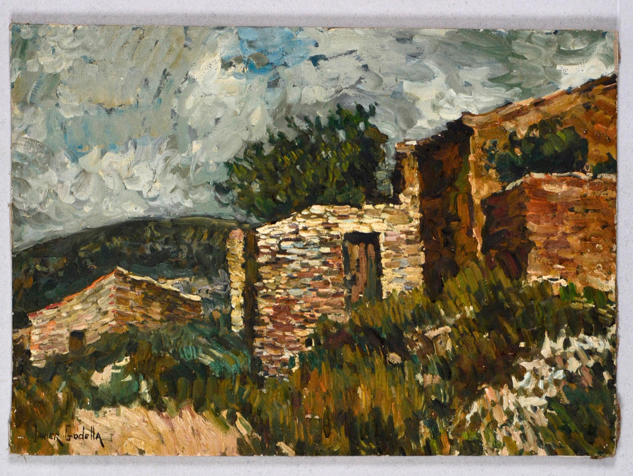 JAVIER GINER BUENO. Oil on canvas.